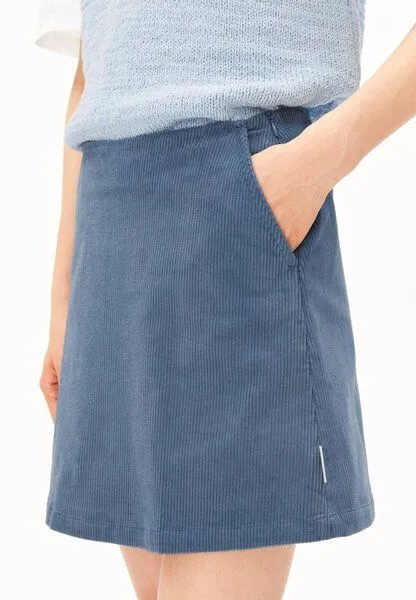 ARMEDANGELS ARMEDANGELS CORDUROY Damen Kordrock aus Bio-Baumwoll Mix, Dusty moon, – Produktbild 4 von 5