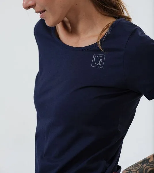 Gary Mash GARY MASH Shirt Taylor Herz aus Biobaumwolle, Dunkelblau (blau), – Produktbild 4 von 4