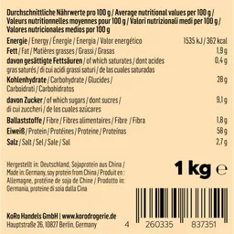 KoRo Soja Protein Crispies mit Kakao und 58 % Protein 1 kg – Produktbild 1 von 1