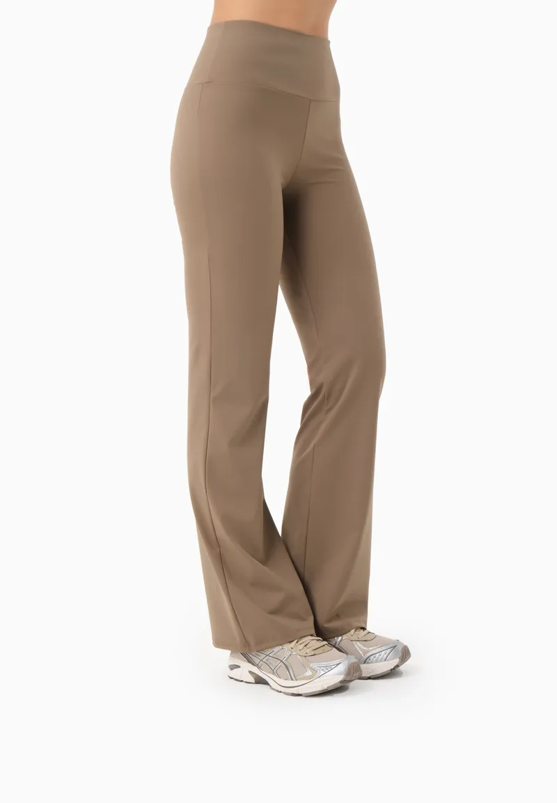 ORGANICATION ORGANICATION Damen vegan Hosen Lavinn Gravel, Hellbraun, – Produktbild 1 von 2