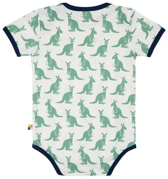 loud + proud loud + proud Baby Body Kurzarm, GOTS-zertifiziert, Blau (känguru), – Produktbild 2 von 2