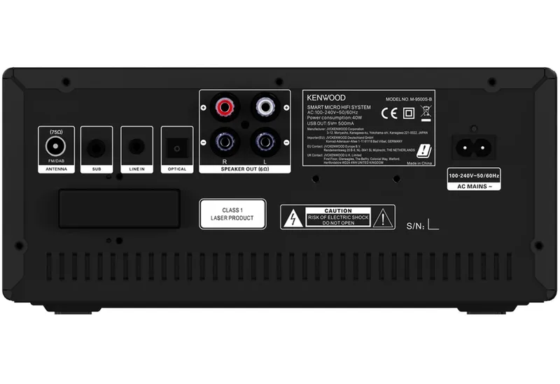 Kenwood Kenwood M-9500S-B schwarz Stereoanlage – Produktbild 3 von 5