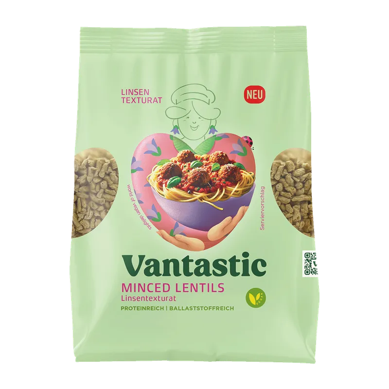 Minced Lentils, Linsentexturat, 100g – Produktbild 1 von 1