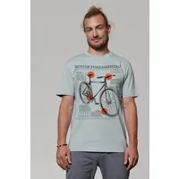watapparel watapparel T-Shirt Unisex Fahrrad Grundlagen, Aloe, – Produktbild 1 von 1