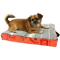 GOOPSI GOOPSI Hundebett mit BIO-Dinkelfüllung, Hundekissen - versch. Farben, Orange, – Produktbild 1 von 1