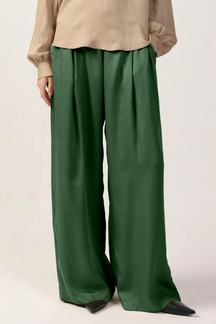 Neu Nomads Neu Nomads Damen vegan Hose Garbo Moss, Dunkelgrün, – Produktbild 1 von 1