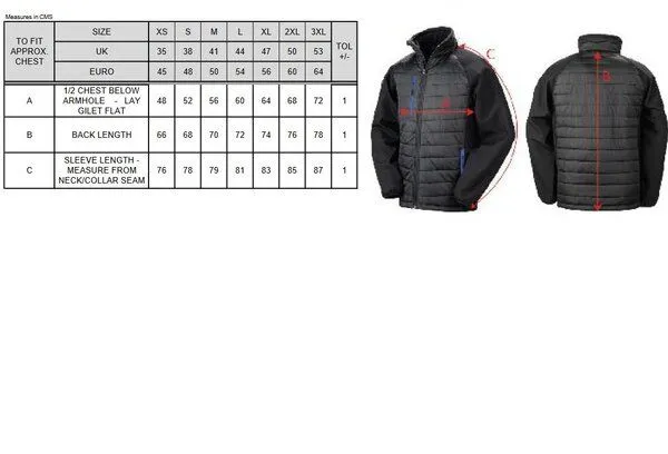 Result Genuine Recycled Result Genuine Recycled Unisex Kombijacke Softshell/Padded Jacke, Navy/rot, – Produktbild 4 von 4