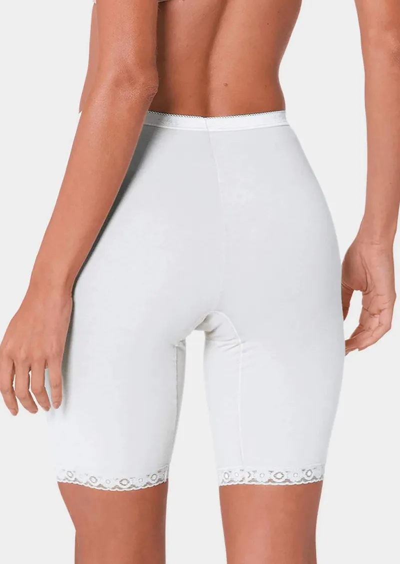 Sloggi Langbeinschlüpfer mit Spitze - weiß - Gr. 40 von Goldner Fashion, Weiß, – Produktbild 2 von 3