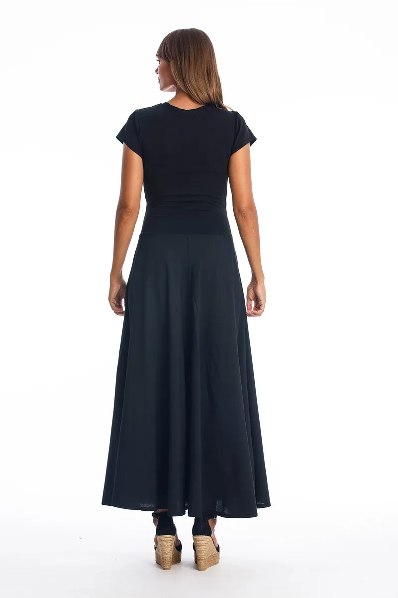 RAVENS VIEW IBIZA RAVENS VIEW IBIZA Damen vegan Kleid Veronika St Schwarz, Schwarz, – Produktbild 2 von 2