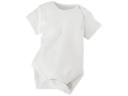 HANS NATUR Baby Body Kurzarm Bio Baumwolle off white Gr.50/56 – Produktbild 1 von 1
