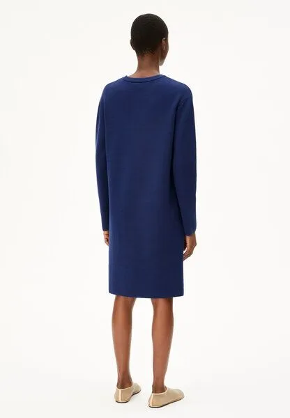 ARMEDANGELS ARMEDANGELS ROSANNIAAS Damen Strickkleid aus Bio-Baumwolle, Blue noon, – Produktbild 2 von 4