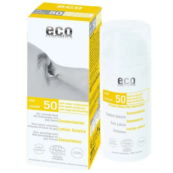 eco cosmetics eco cosmetics Sonnenlotion Bio LSF 50 – Produktbild 2 von 2