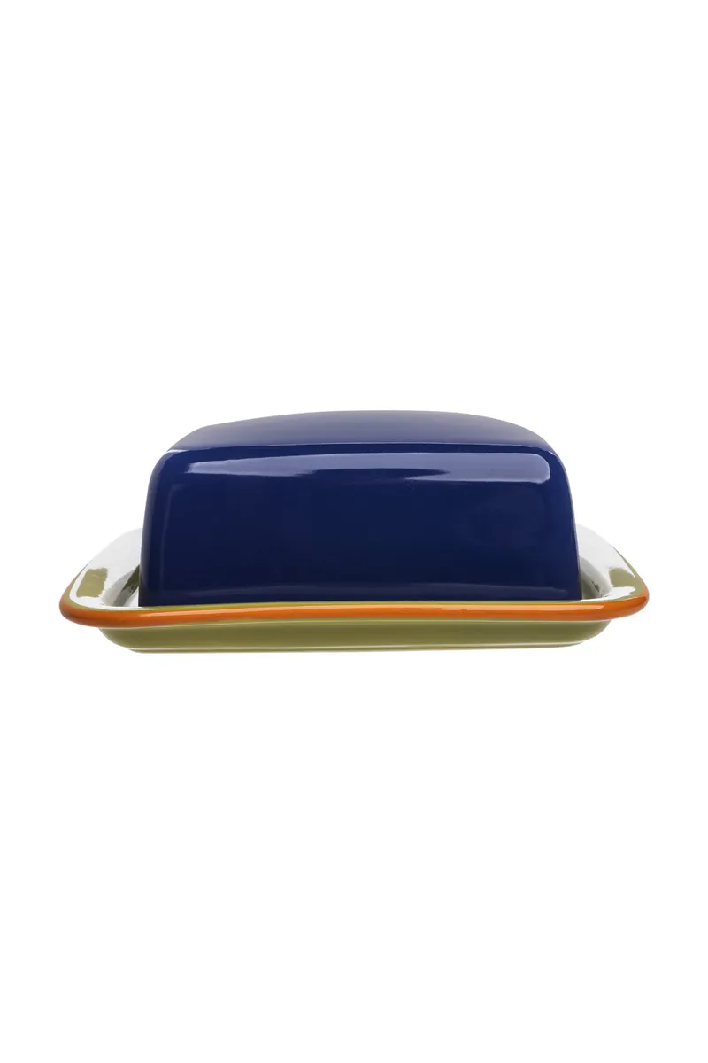 Tranquillo Butterdose COLOURI Blau – Steinzeug - blau – Produktbild 1 von 2