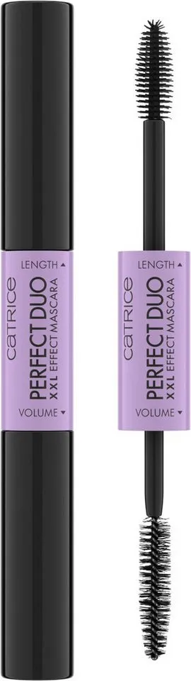 Catrice Mascara Perfect Duo XXL Effect Mascara, 3-tlg., mit intensiv schwarzer Farbe, Schwarz, – Produktbild 2 von 5
