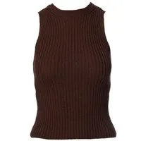 Kopyto Kopyto IMPALA RWS – gestreiftes Damen-Haltertop, Braun, – Produktbild 2 von 5