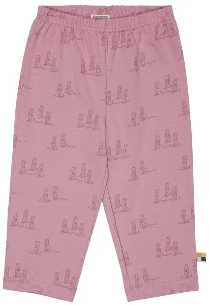 loud + proud loud + proud Babys & Kinder Hose Druck, GOTS-zertifiziert, Aster(rosa), – Produktbild 2 von 2