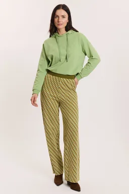 Tranquillo Strick-Hose Anikaa aus Biobaumwolle - green diamond / L – Produktbild 1 von 1