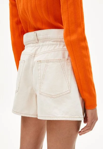 ARMEDANGELS ARMEDANGELS DAAFNE Damen Jeans Shorts aus Bio-Baumwoll Mix, Undyed, – Produktbild 3 von 4