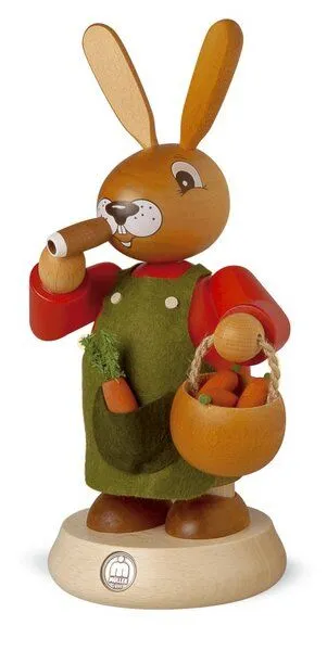 Müller Seiffen Müller Seiffen Räucherhase Räucherhasenmann 19 cm großer Osterhase – Produktbild 1 von 1