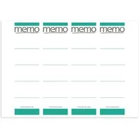 Memo memo Laser-Rückenschilder 192x61 grün – Produktbild 1 von 1