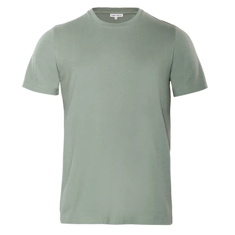 Living Crafts LIVING CRAFTS - Herren T-Shirt - Grün (100% Bio-Baumwolle), Nachhaltige Mode, Bio Bekleidung, Grün, – Produktbild 2 von 3