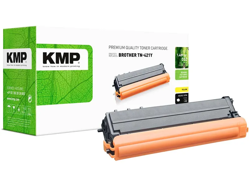 KMP KMP Toner ersetzt Brother TN-421Y gelb – Produktbild 1 von 2