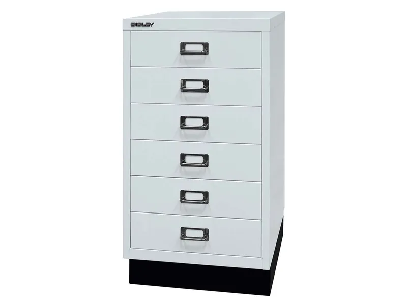 Bisley Bisley Schubladenschrank "MultiDrawer" DIN A3 mit 6 Schubladen lichtgrau – Produktbild 1 von 1