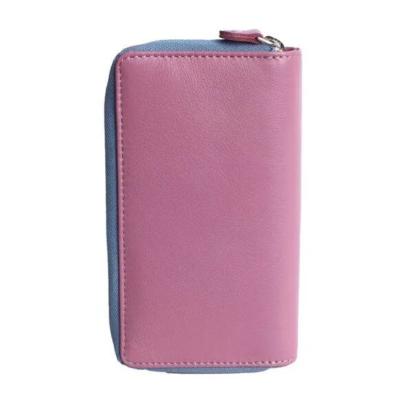 Vargu Vargu Echtleder Geldbörse SABA 1-A, Mauve - grey, – Produktbild 4 von 4
