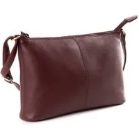 El Puente El Puente Schultertasche | Fair Trade & Handmade aus Indien, Rot, – Produktbild 1 von 1