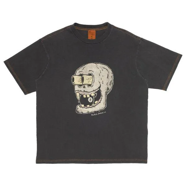 Nudie Jeans Nudie Jeans T-Shirt Koffe 8 Ball, Antracite, – Produktbild 1 von 4