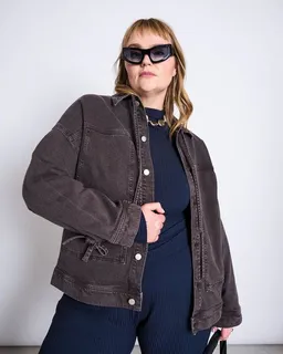 JAN N JUNE JAN N JUNE Relaxed Jeansjacke FINA aus Bio-Baumwolle GOTS – Produktbild 1 von 1