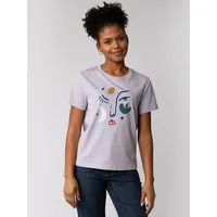watapparel watapparel T-Shirt Frauen Love and flex, Lavender, – Produktbild 1 von 1