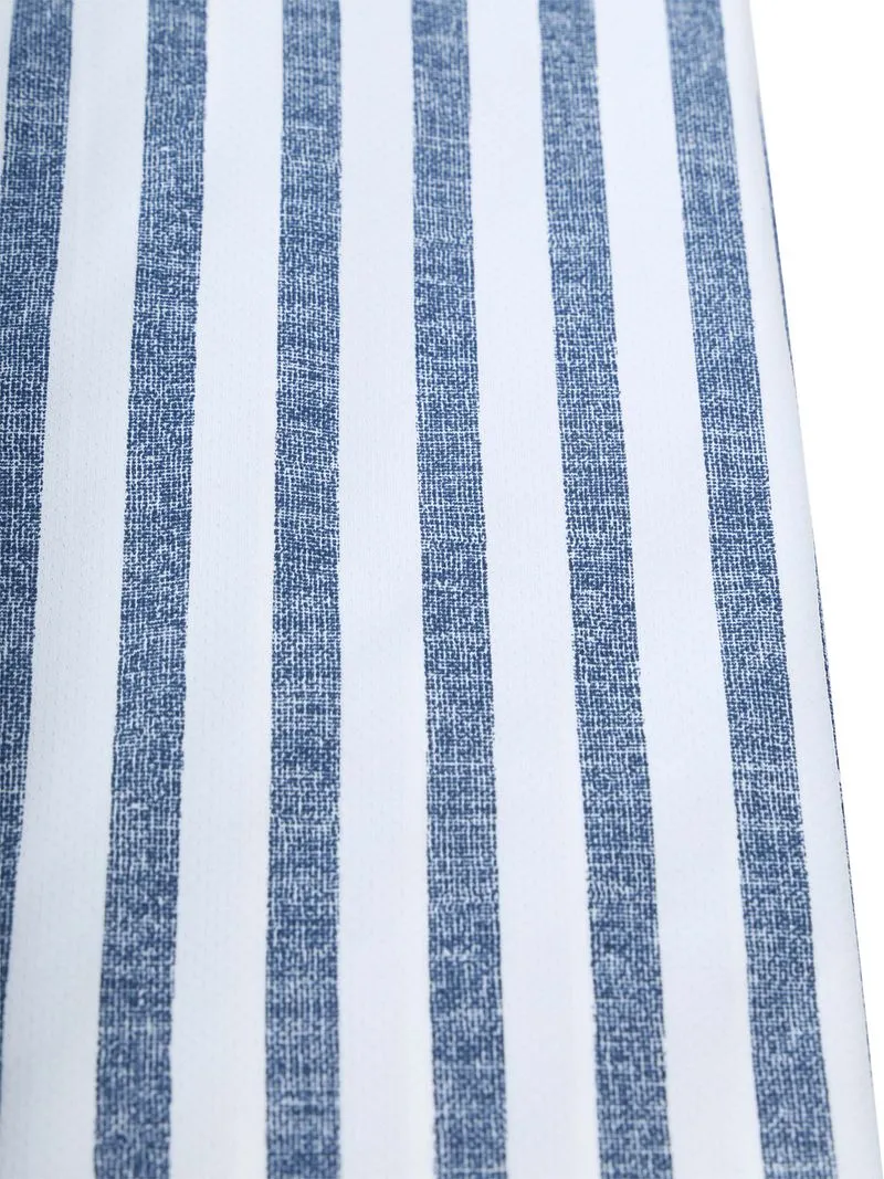 Pure Pure Shirt Linen Optics Stripe Blau - Größe 44 (XXL), Blau, – Produktbild 2 von 3