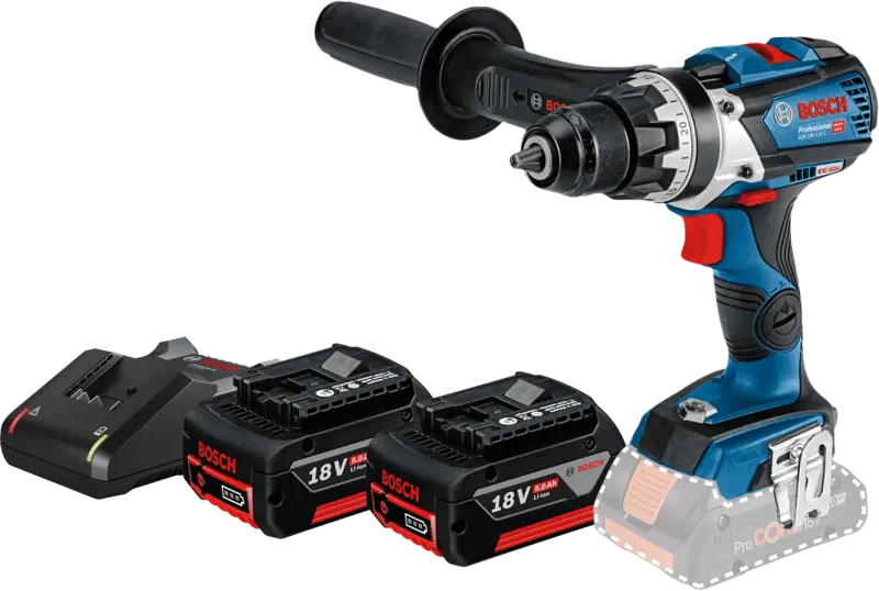 Bosch Professional Bosch Professional GSR 18V-110 C 5,0 Ah GBA Akku (2x) Starterset – Produktbild 1 von 1