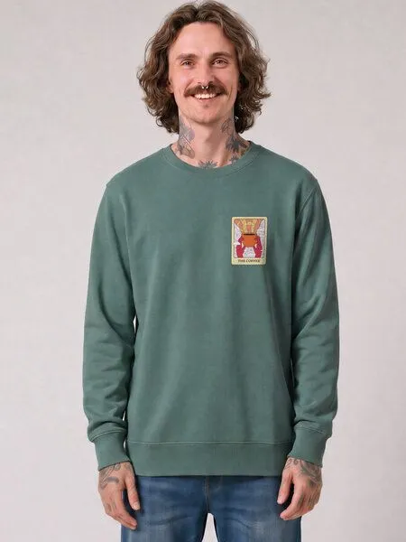 watapparel watapparel Sweatshirt Unisex Tarot The Coffee, Green bay, – Produktbild 2 von 2