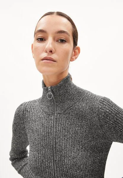 ARMEDANGELS ARMEDANGELS MIKAELAA CLEAN UP - Damen Pullover Slim Fit aus Bio-Baumwoll Mix, Black-undyed, – Produktbild 3 von 4