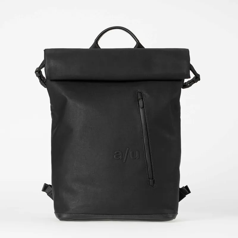 aunts & uncles aunts & uncles Japan Fukui Rolltop Rucksack mit 15" Notebookfach black, Black, – Produktbild 1 von 1