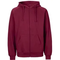 Neutral Neutral Bio-Herren-Sweatjacke mit Kapuze bordeaux, Gr. XL – Produktbild 1 von 1
