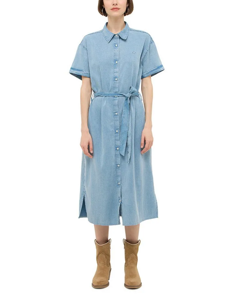 Mustang Mustang Maxikleid Damen Style Camilla Dress, Blau, – Produktbild 1 von 4