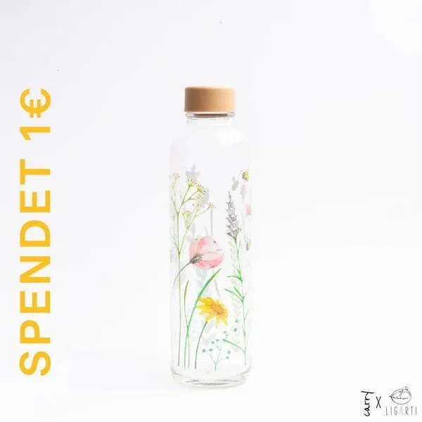 Carry Bottles Carry Bottles Glastrinkflasche 0.7l, Let the bees be, – Produktbild 1 von 3