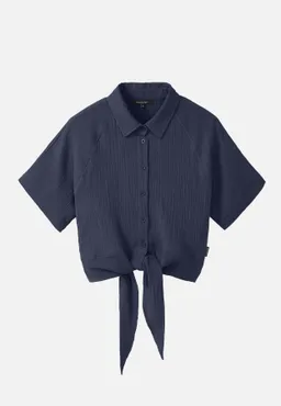 recolution Recolution Damen vegan Bluse Tulip Navy – Produktbild 1 von 1