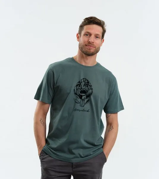 Gary Mash GARY MASH Shirt Artischock aus Biobaumwolle, Blaugrün (grün), – Produktbild 3 von 4