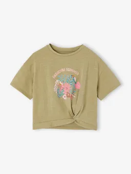 Vertbaudet T-Shirt Mädchen mit Zierknoten am Saum – Produktbild 1 von 1