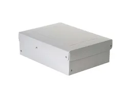 Falken 5 Falken Aufbewahrungsboxen "PureBox", 1200 g/m², DIN A4, 10 cm Höhe, weiß – Produktbild 1 von 1