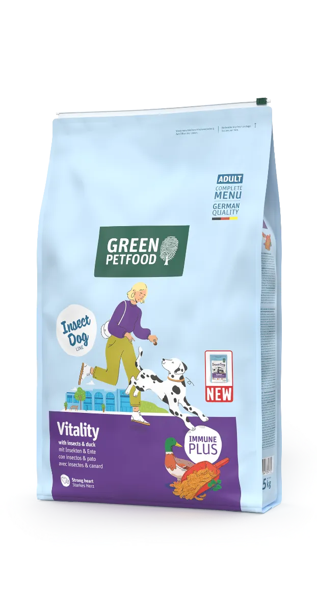 Green Petfood Vitality with Insects & Duck 7,5kg, Grün, – Produktbild 1 von 3
