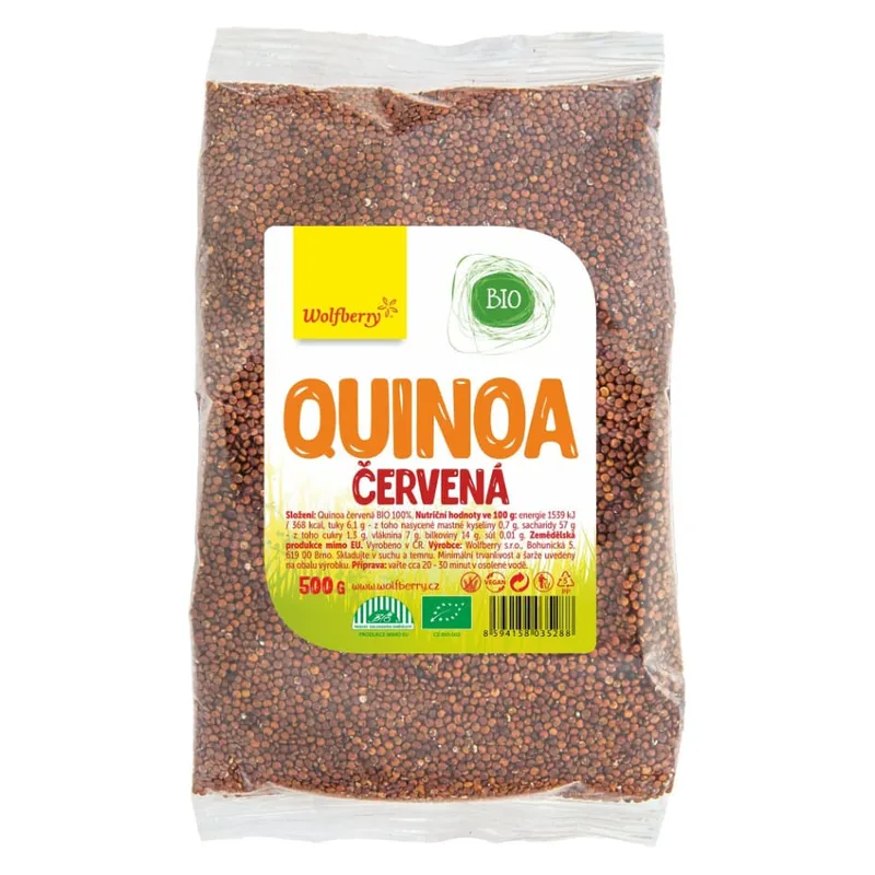 Wolfberry Wolfberry BIO Red Quinoa 500 g – Produktbild 1 von 1