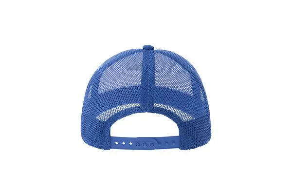 Atlantis Headwear Atlantis Headwear Kinder Rapper Cap zweifarbig, Weiss/royal, – Produktbild 4 von 4