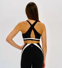 SEAAV SEAAV Damen vegan Sport Bh Butterfly Onyx Schwarz – Produktbild 1 von 1