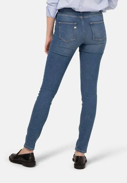 MUD Jeans MUD Jeans Jeans Skinny Fit - Hazen - Pure Blue – Produktbild 8 von 8