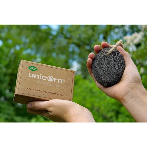 Unicorn Unicorn Lava Bimsstein mit Luffaablage – Produktbild 3 von 4